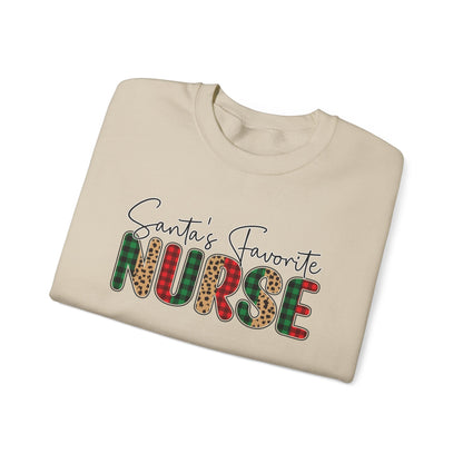 CMS - Santa's Favorite Nurse | Heavy Blend™ Crewneck Sweatshirt