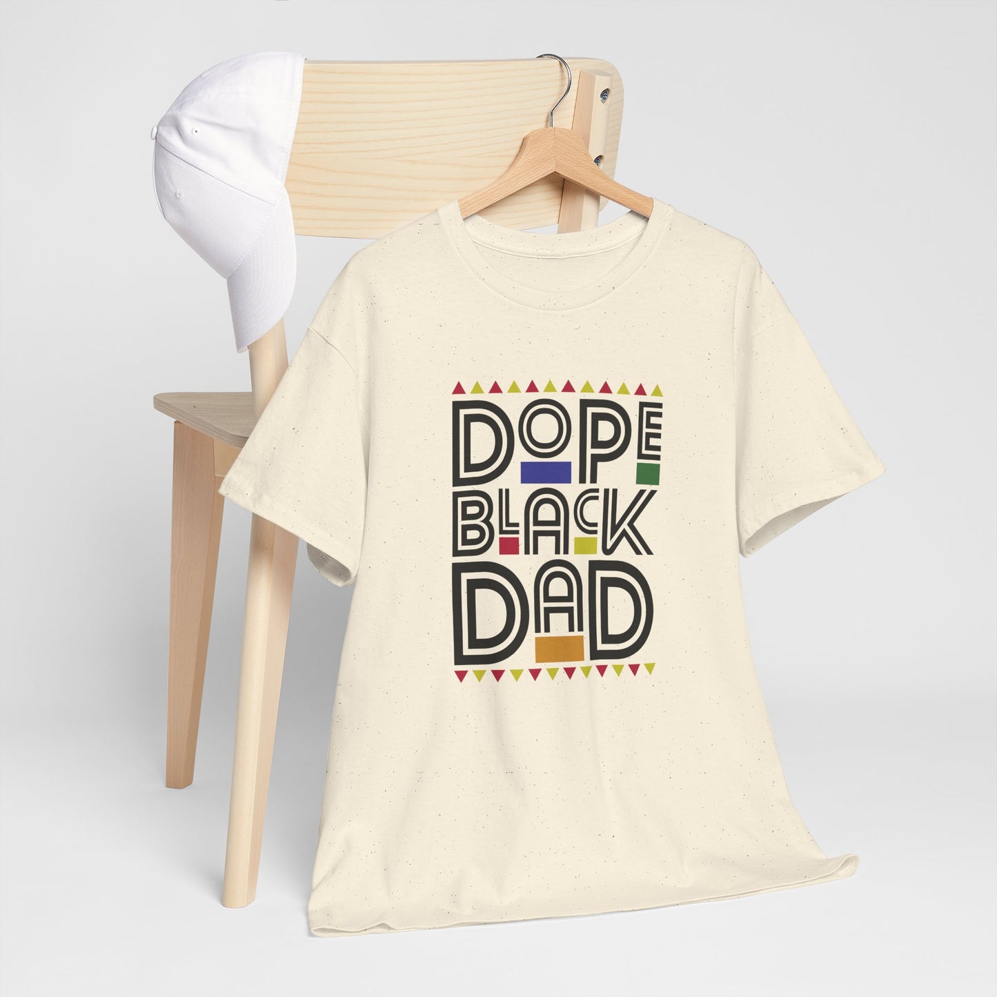 BADED - Dope Black Dad | Unisex Heavy Cotton Tee