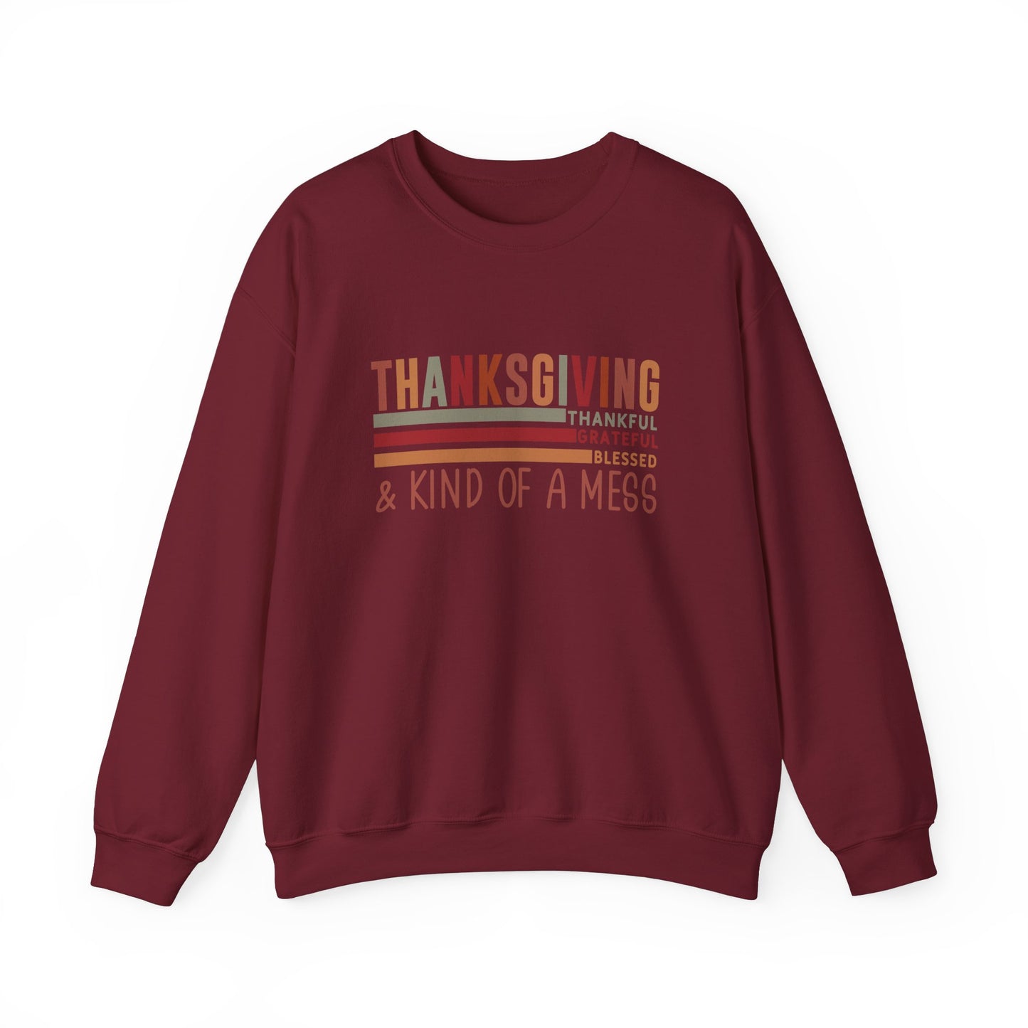 THK - Thanksgiving...Kind of A Mess | Unisex Heavy Blend™ Crewneck Sweatshirt