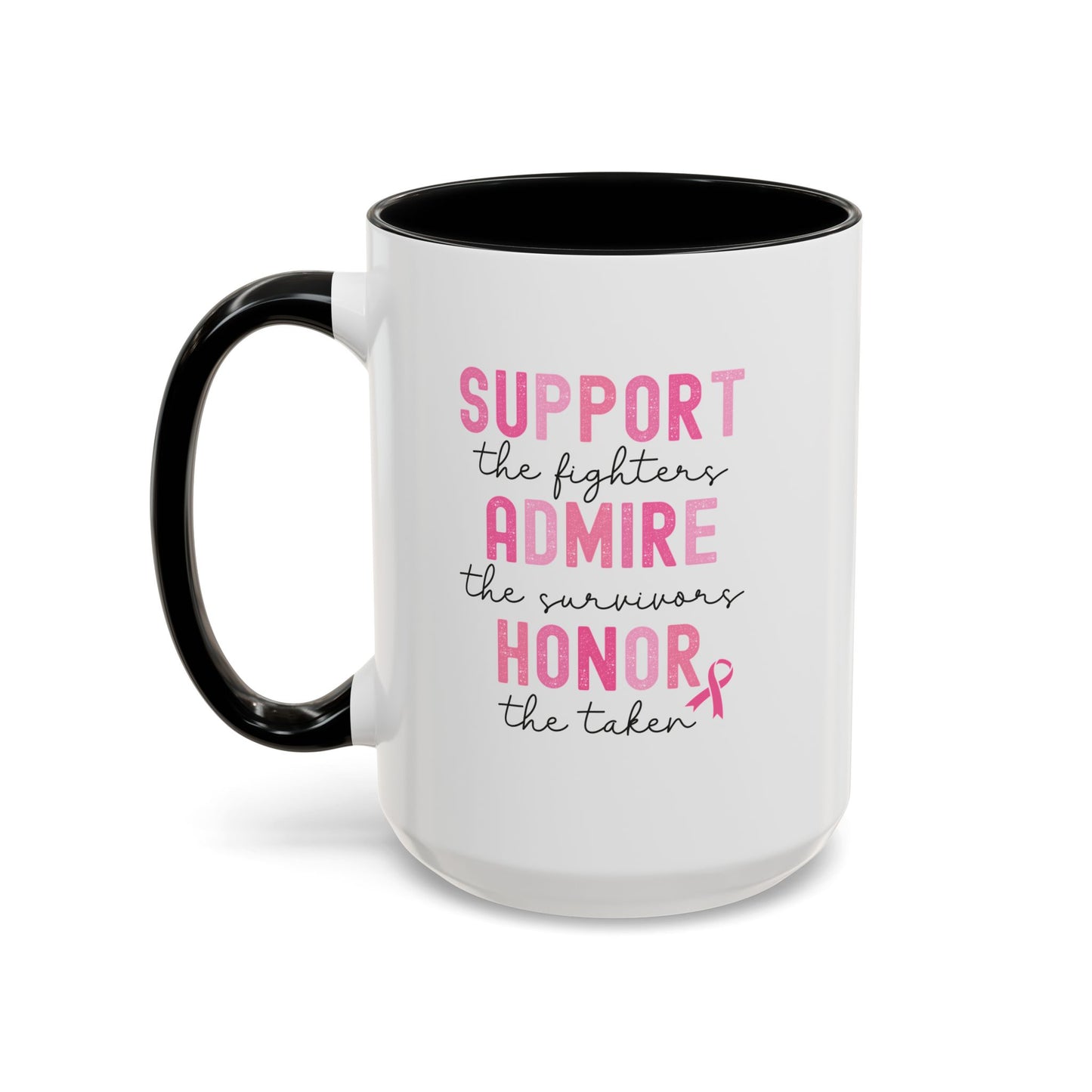 BCA - Support, Admire, Honor | Accent Coffee Mug Black/Gold (11, 15oz)