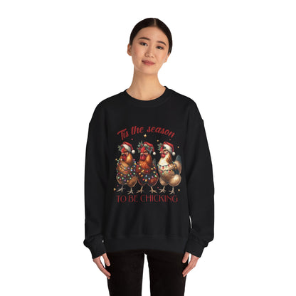 CMS - 'Tis The Season To Be Chicking | Heavy Blend™ Crewneck Sweatshirt