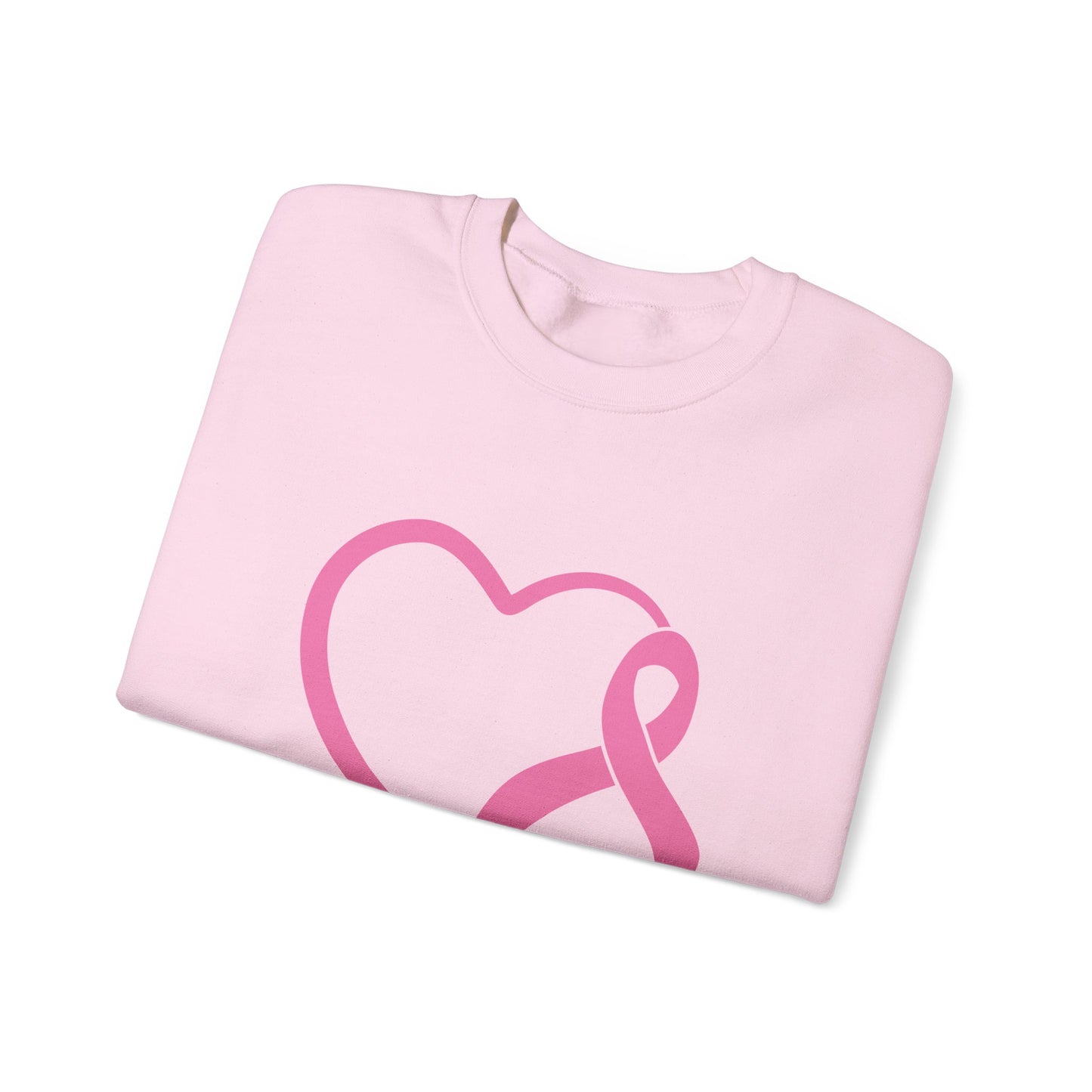 BCA - Pink Ribbon Heart | Unisex Heavy Blend™ Crewneck Sweatshirt