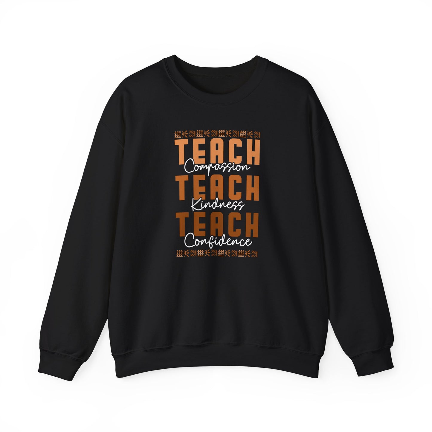 BADED - Teach Compassion Kindness Confidence | Heavy Blend™ Crewneck Sweatshirt