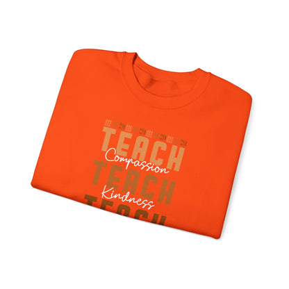 BADED - Teach Compassion Kindness Confidence | Heavy Blend™ Crewneck Sweatshirt