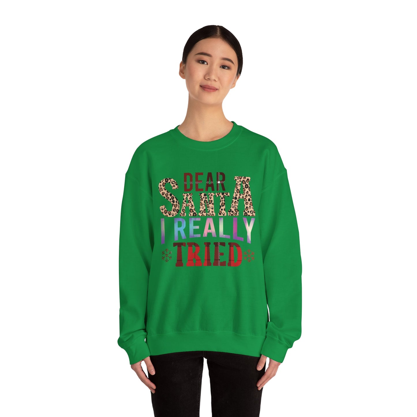 CMS - Santa I Really Tried | Heavy Blend™ Crewneck Sweatshirt