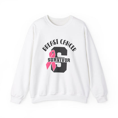 BCA - Pink Ribbon Survivor  | Unisex Heavy Blend™ Crewneck Sweatshirt