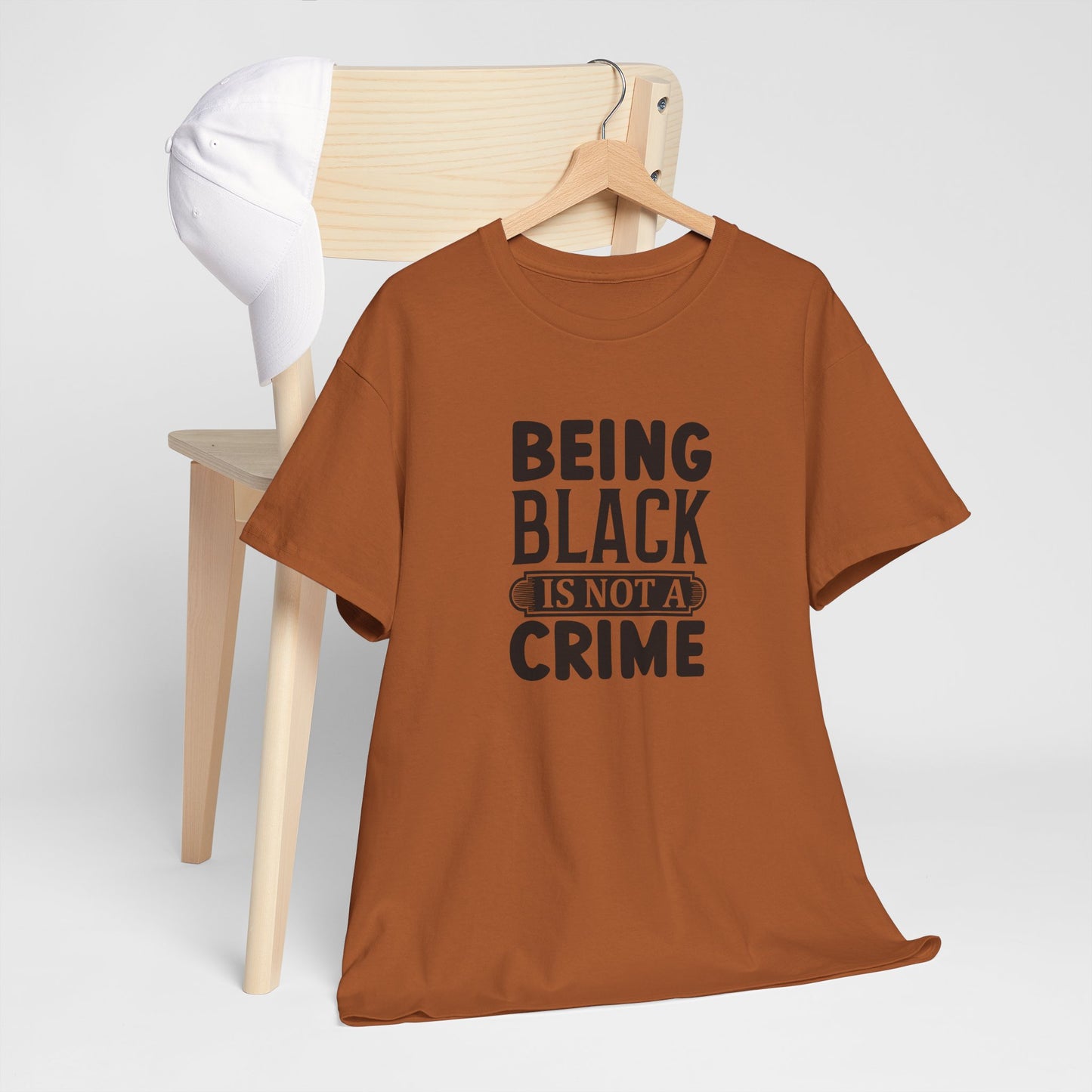 BADED - Being Black Is Not A Crime | Unisex Heavy Cotton Tee