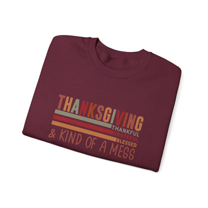 THK - Thanksgiving...Kind of A Mess | Unisex Heavy Blend™ Crewneck Sweatshirt