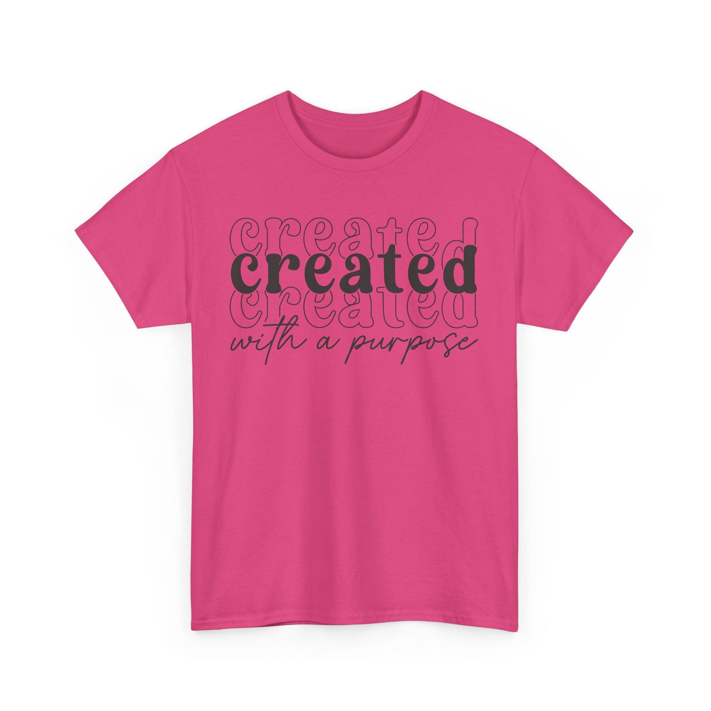 CHW - Created With A Purpose | Unisex Heavy Cotton Tee