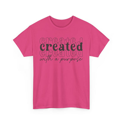 CHW - Created With A Purpose | Unisex Heavy Cotton Tee