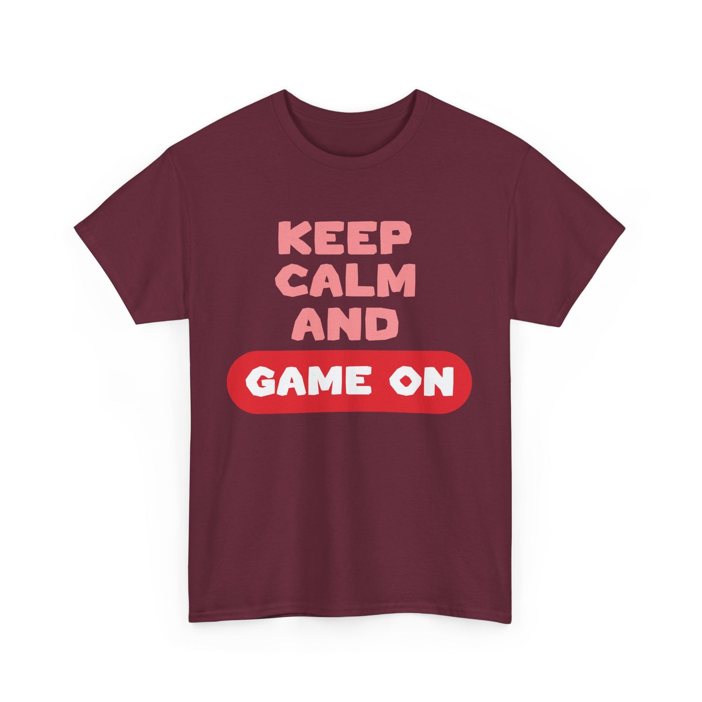 GME- Keep Calm And Game On | Unisex Heavy Cotton Tee