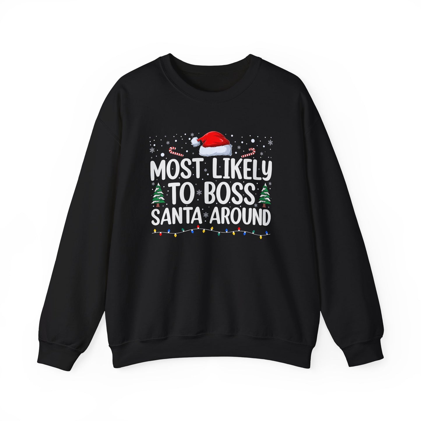 CMS - Most Likely To...Boss Santa | Heavy Blend™ Crewneck Sweatshirt