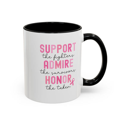 BCA - Support, Admire, Honor | Accent Coffee Mug Black/Gold (11, 15oz)