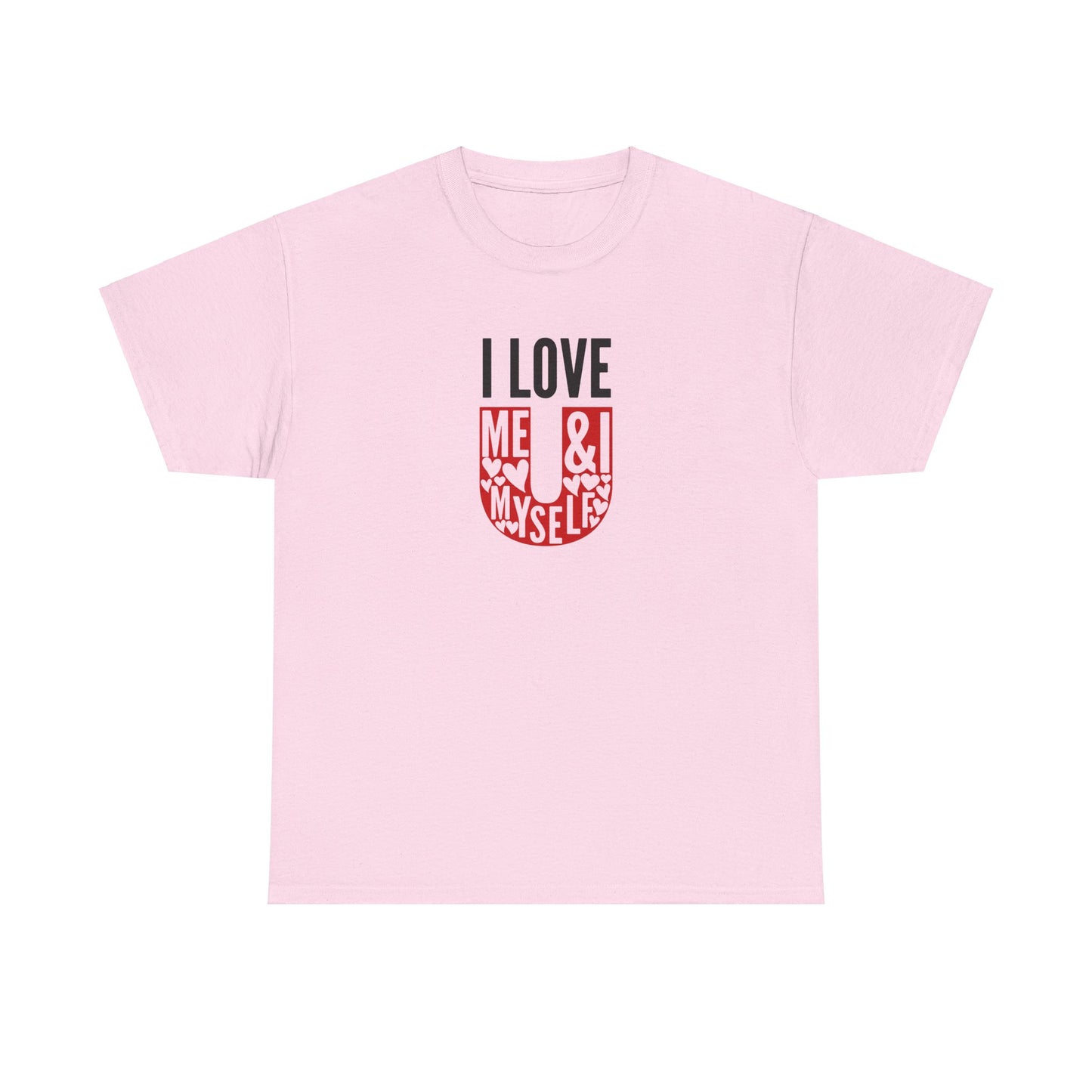 AVL - I Love U/Me, Myself and I | Unisex Heavy Cotton Tee