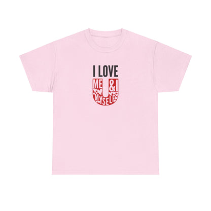 AVL - I Love U/Me, Myself and I | Unisex Heavy Cotton Tee