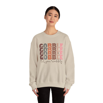 TGV - Gobble, Gobble, Gobble Til You Wobble | Unisex Heavy Blend™ Crewneck Sweatshirt