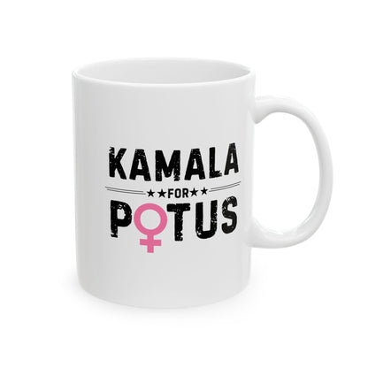 HW24 - Kamala for POTUS | Ceramic Mug, (11oz, 15oz)