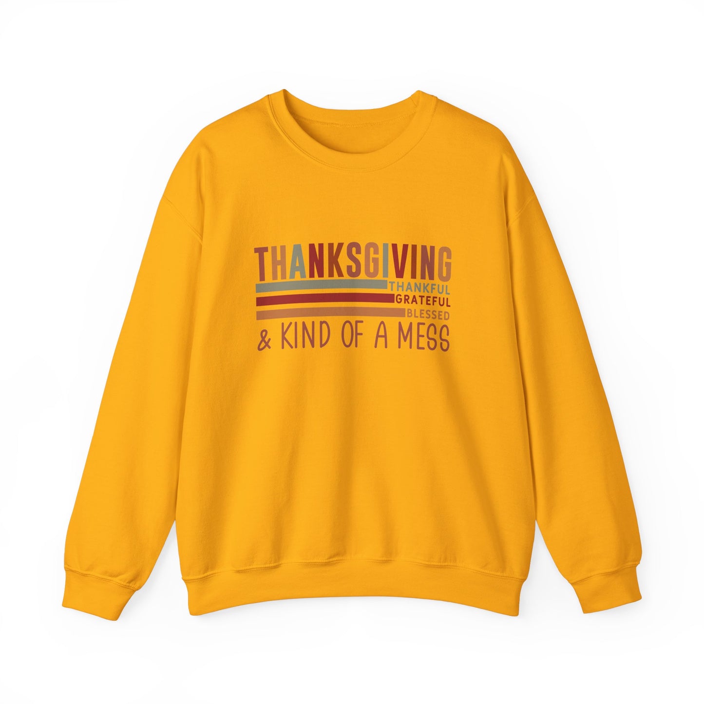 THK - Thanksgiving...Kind of A Mess | Unisex Heavy Blend™ Crewneck Sweatshirt