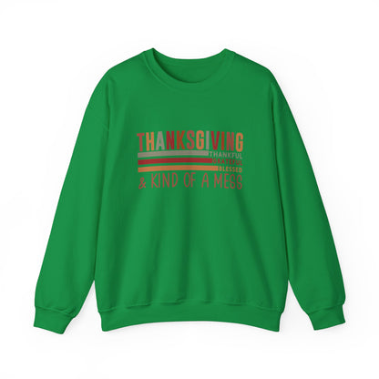 THK - Thanksgiving...Kind of A Mess | Unisex Heavy Blend™ Crewneck Sweatshirt