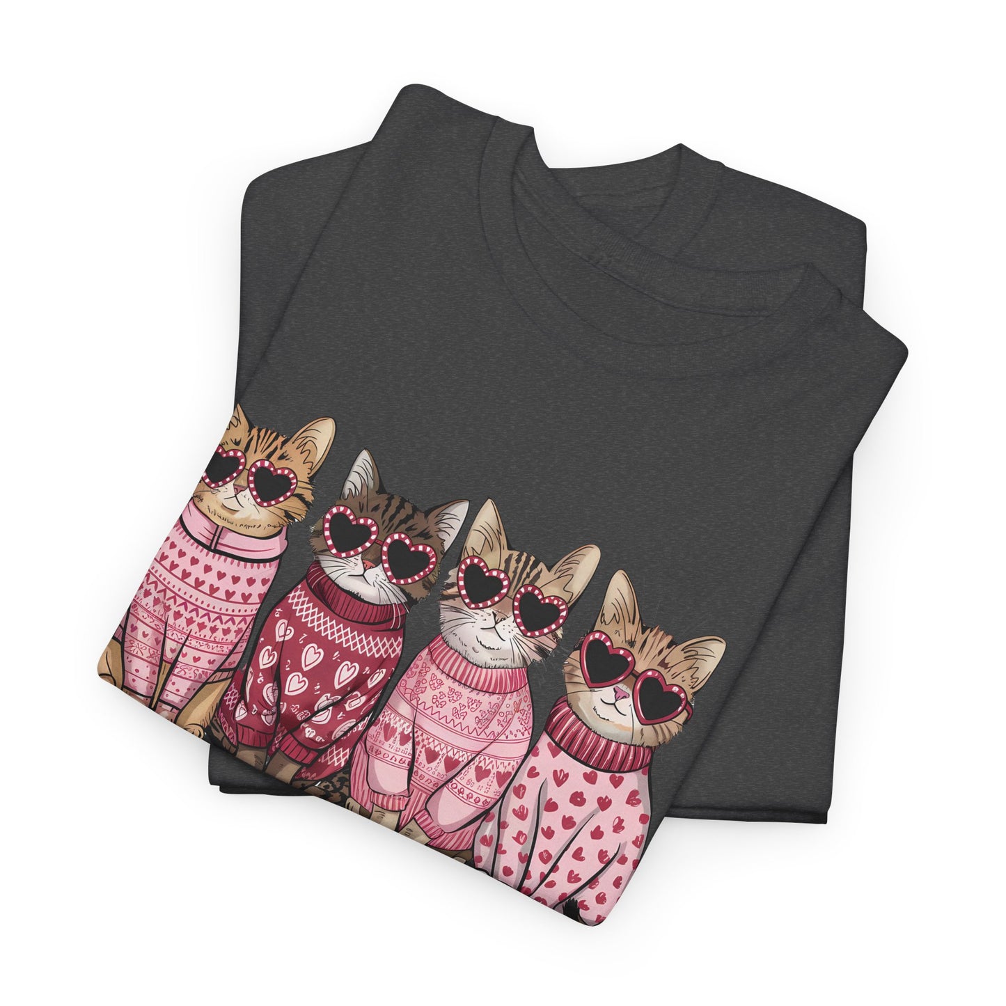 VLD - Happy Meowentine's | Unisex Heavy Cotton Tee