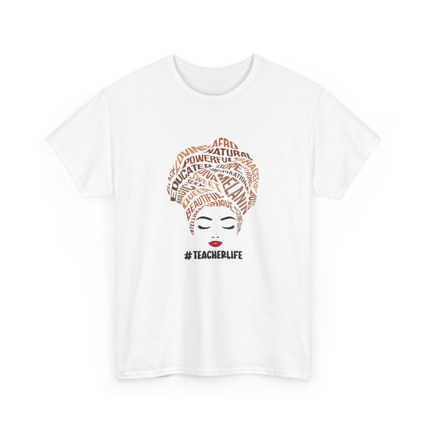 BADED - Melanin Affirmations #TeacherLife | Unisex Heavy Cotton Tee