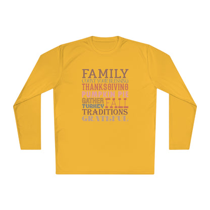 TGV - Family Traditions | Active Lightweight Long Sleeve Tee