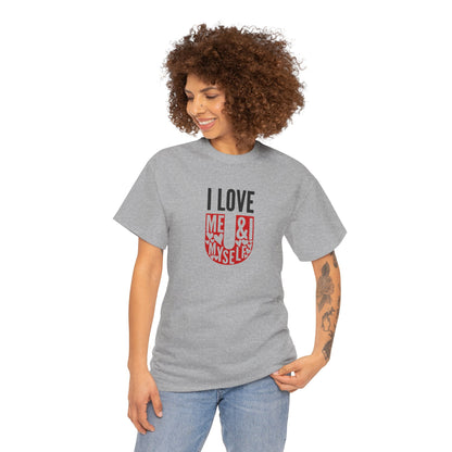 AVL - I Love U/Me, Myself and I | Unisex Heavy Cotton Tee