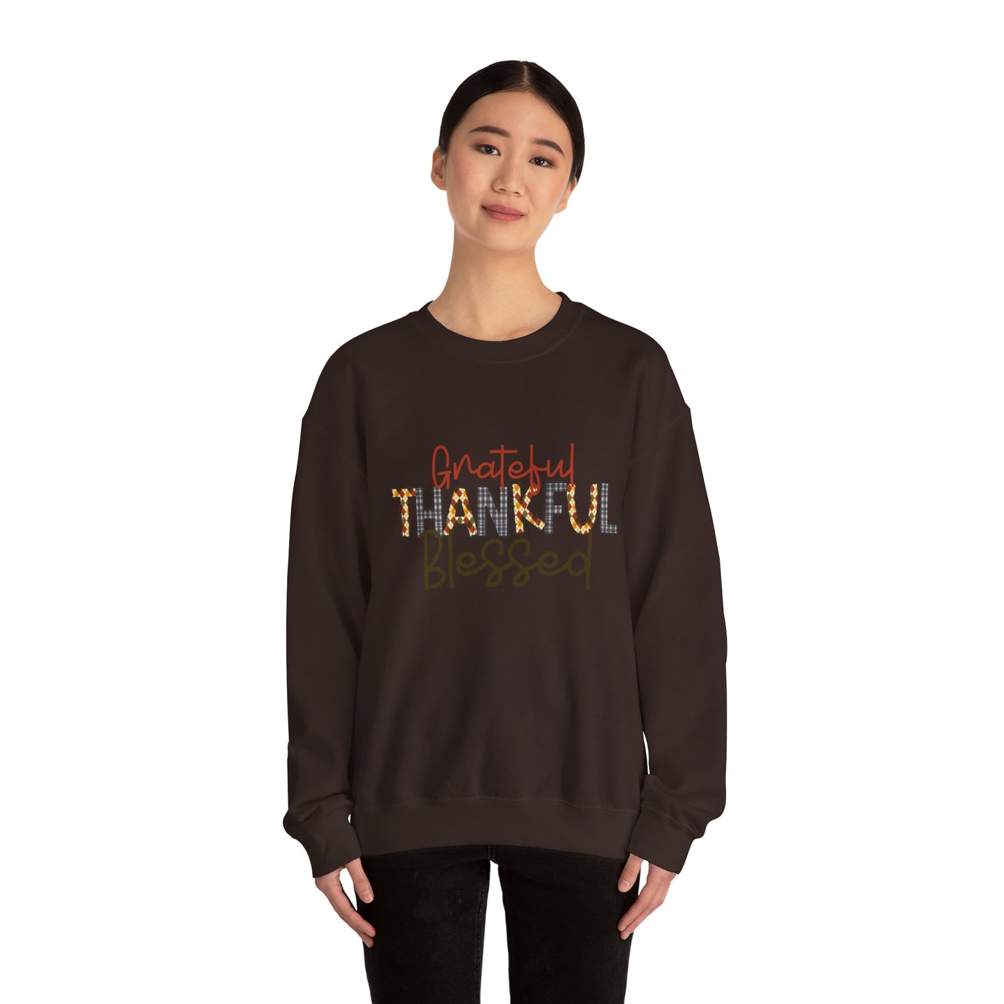 TGV - Grateful, Thankful, Blessed | Unisex Heavy Blend™ Crewneck Sweatshirt