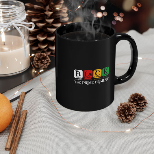 BADED - Black: The Prime Element | Black Mug (11oz, 15oz)