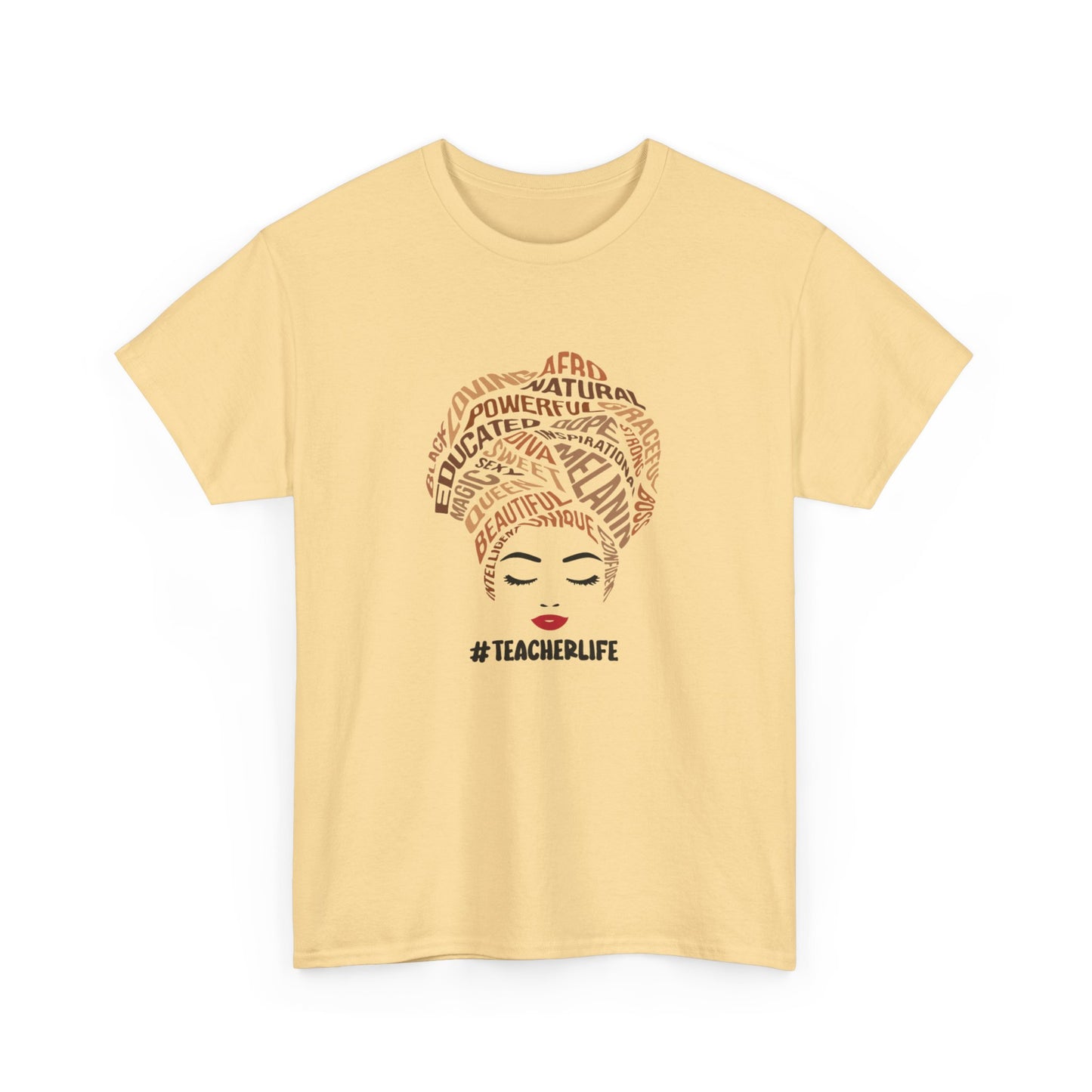 BADED - Melanin Affirmations #TeacherLife | Unisex Heavy Cotton Tee