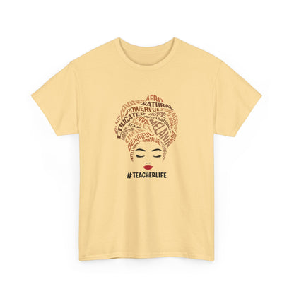 BADED - Melanin Affirmations #TeacherLife | Unisex Heavy Cotton Tee