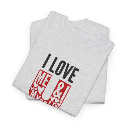 AVL - I Love U/Me, Myself and I | Unisex Heavy Cotton Tee