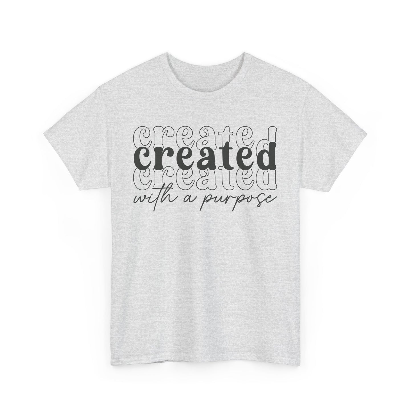 CHW - Created With A Purpose | Unisex Heavy Cotton Tee