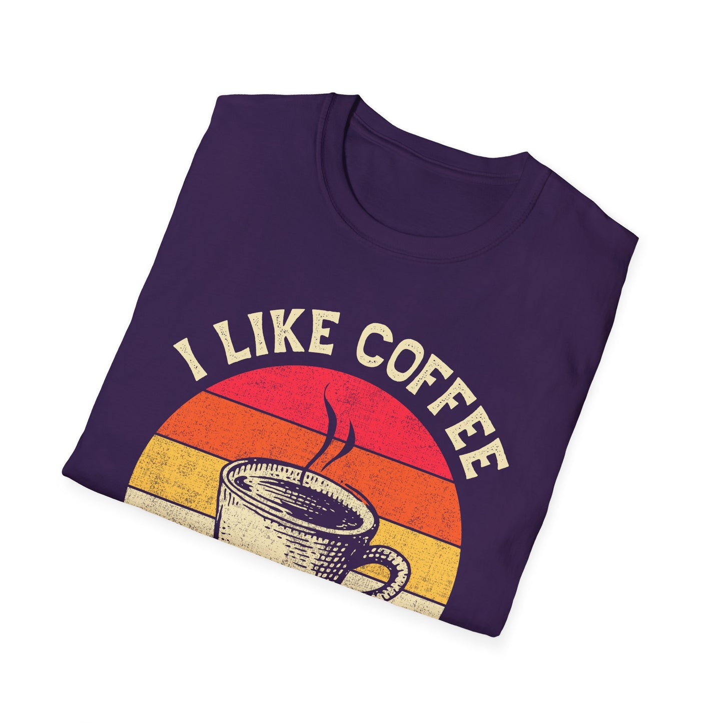 "I Like Coffee… and Maybe 3 People" Funny T-Shirt – Unisex Soft Cotton Coffee Lover Tee – Sarcastic Humor Shirt for Caffeine Addicts