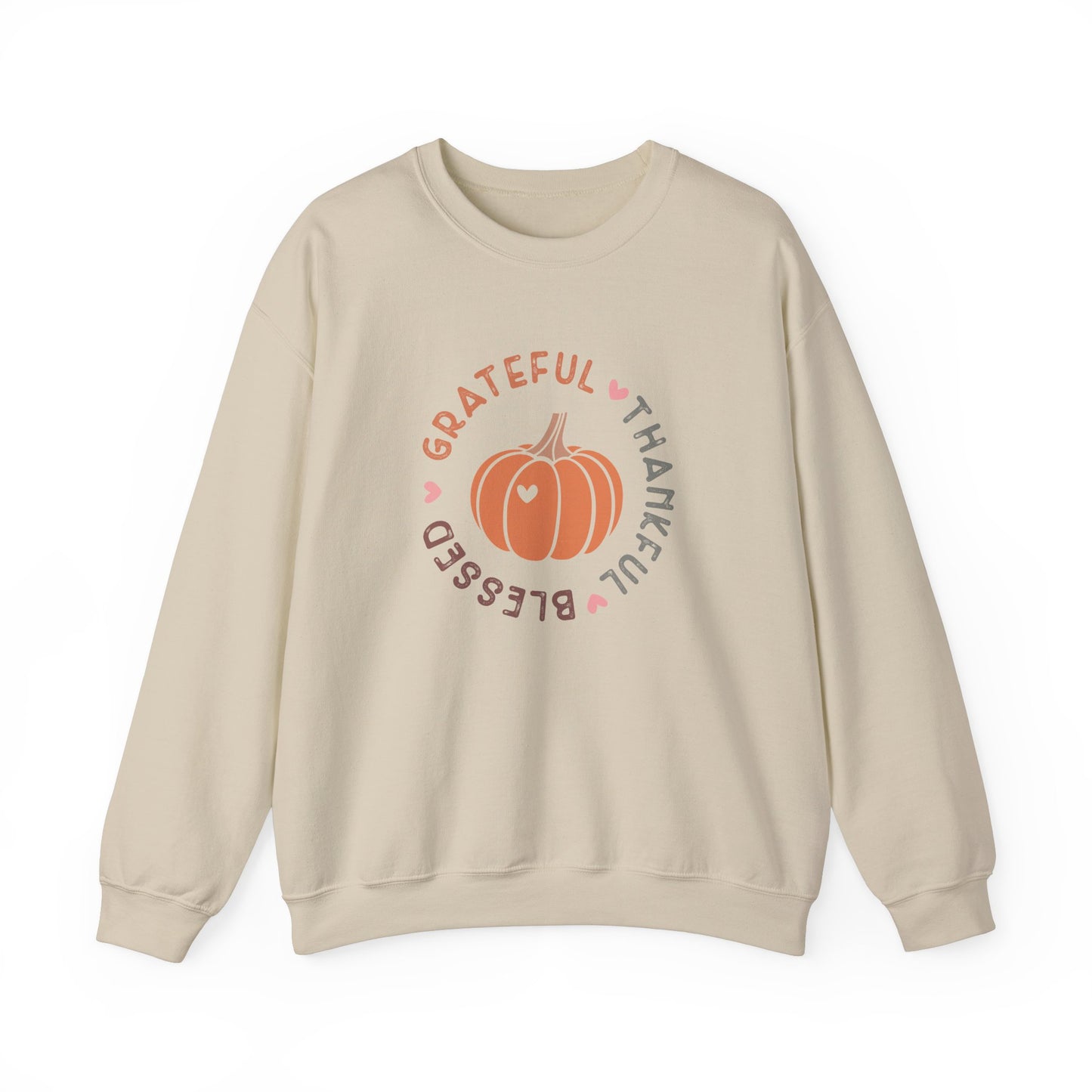 TGV - Grateful, Thankful, Blessed Circle | Unisex Heavy Blend™ Crewneck Sweatshirt