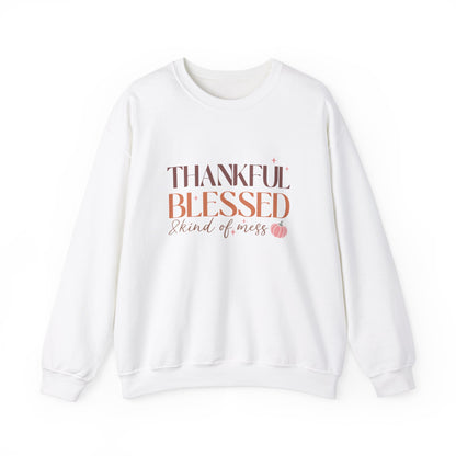 TGV - Thankful, Blessed & Kind of a Mess | Unisex Heavy Blend™ Crewneck Sweatshirt