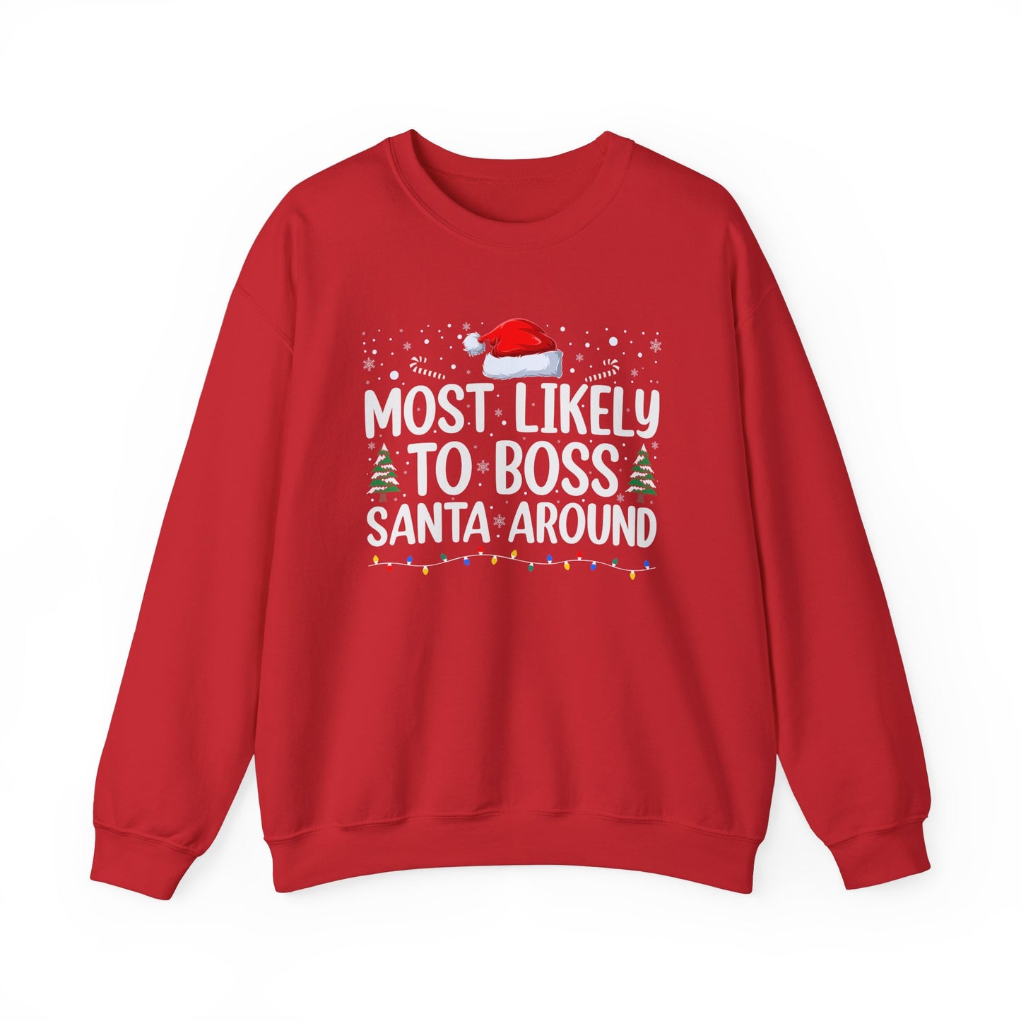 CMS - Most Likely To...Boss Santa | Heavy Blend™ Crewneck Sweatshirt