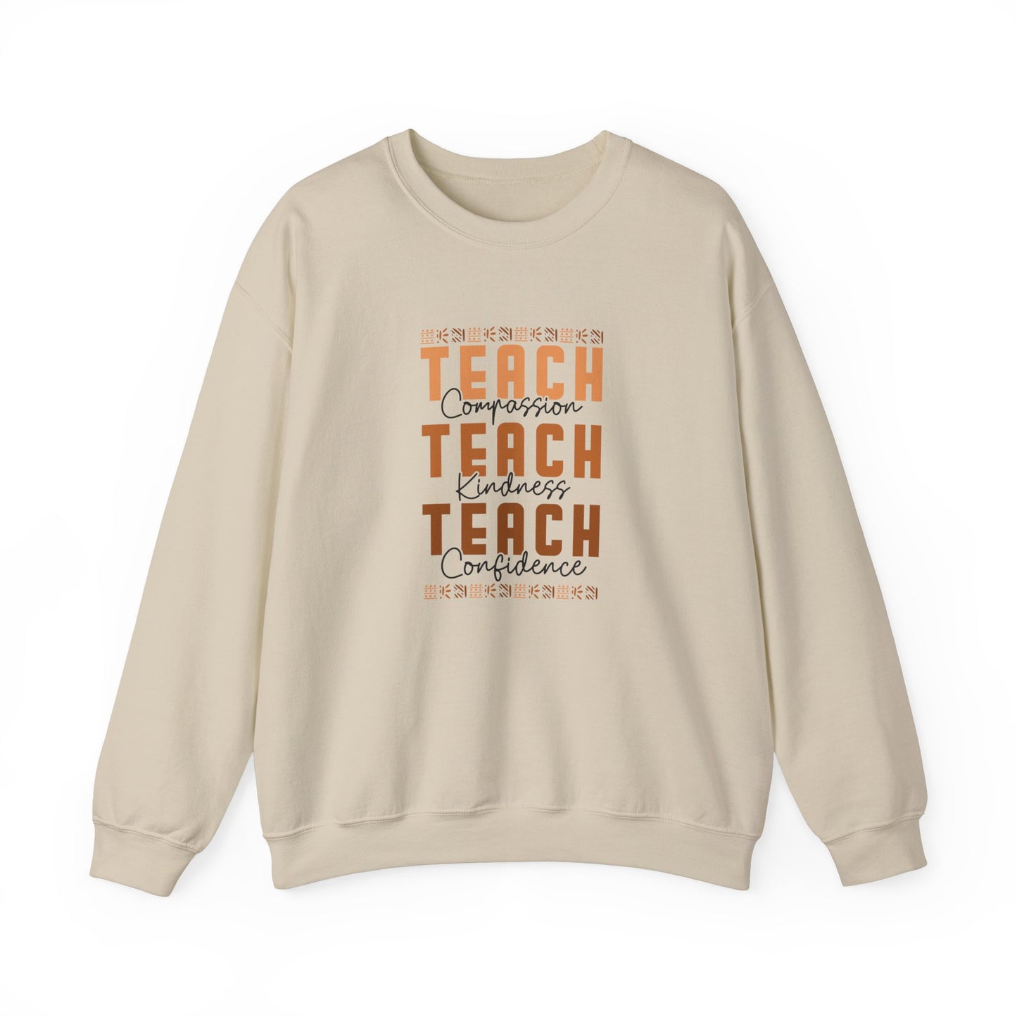 BADED - Teach Compassion Kindness Confidence | Heavy Blend™ Crewneck Sweatshirt