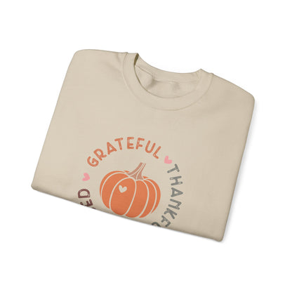 TGV - Grateful, Thankful, Blessed Circle | Unisex Heavy Blend™ Crewneck Sweatshirt