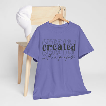 CHW - Created With A Purpose | Unisex Heavy Cotton Tee