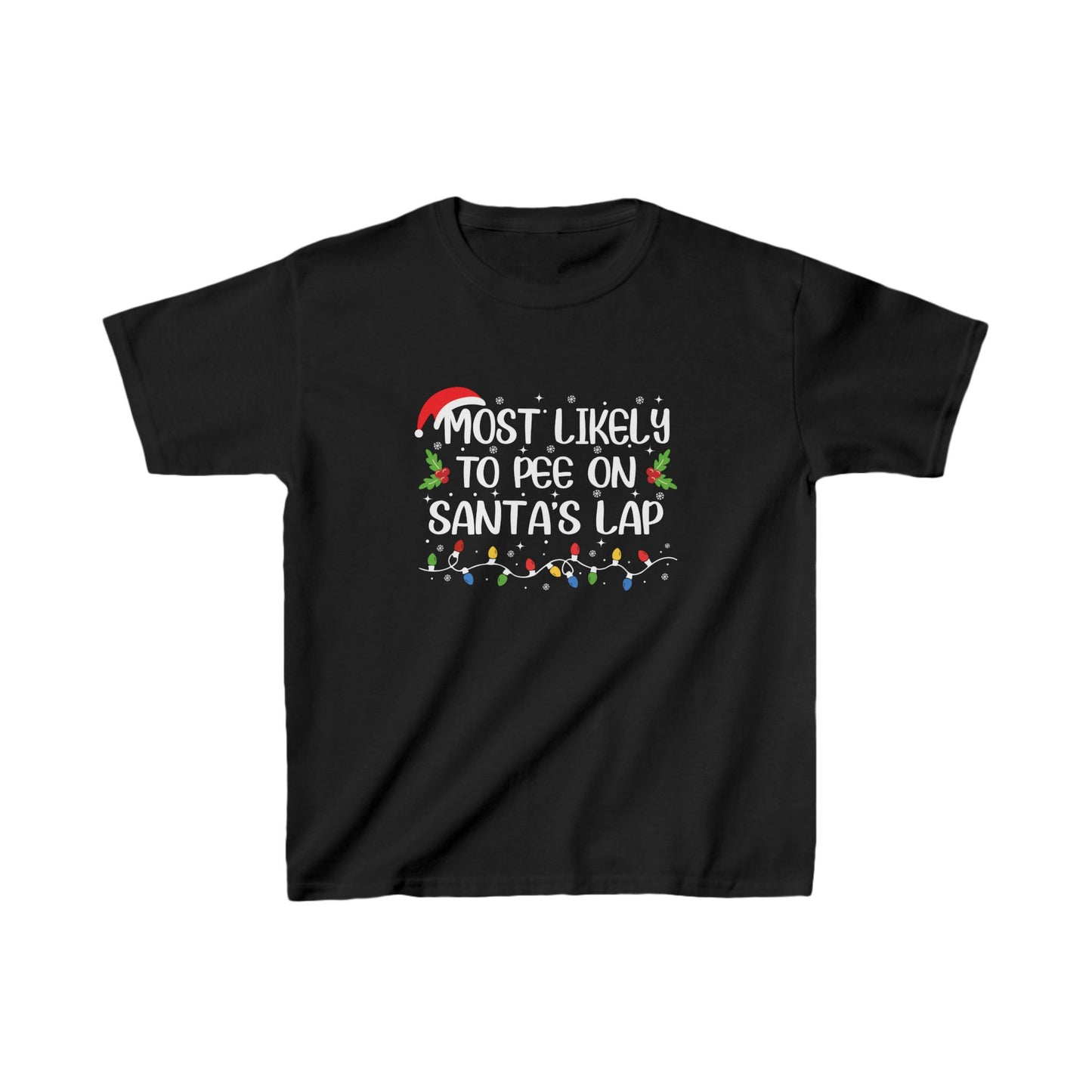 CMS - Most Likely To...Pee On Santa's Lap | Kids Heavy Cotton™ Tee