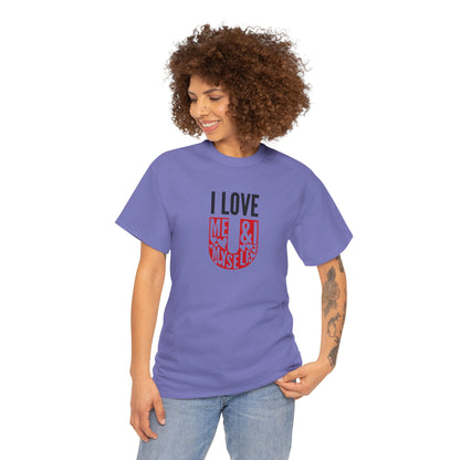 AVL - I Love U/Me, Myself and I | Unisex Heavy Cotton Tee