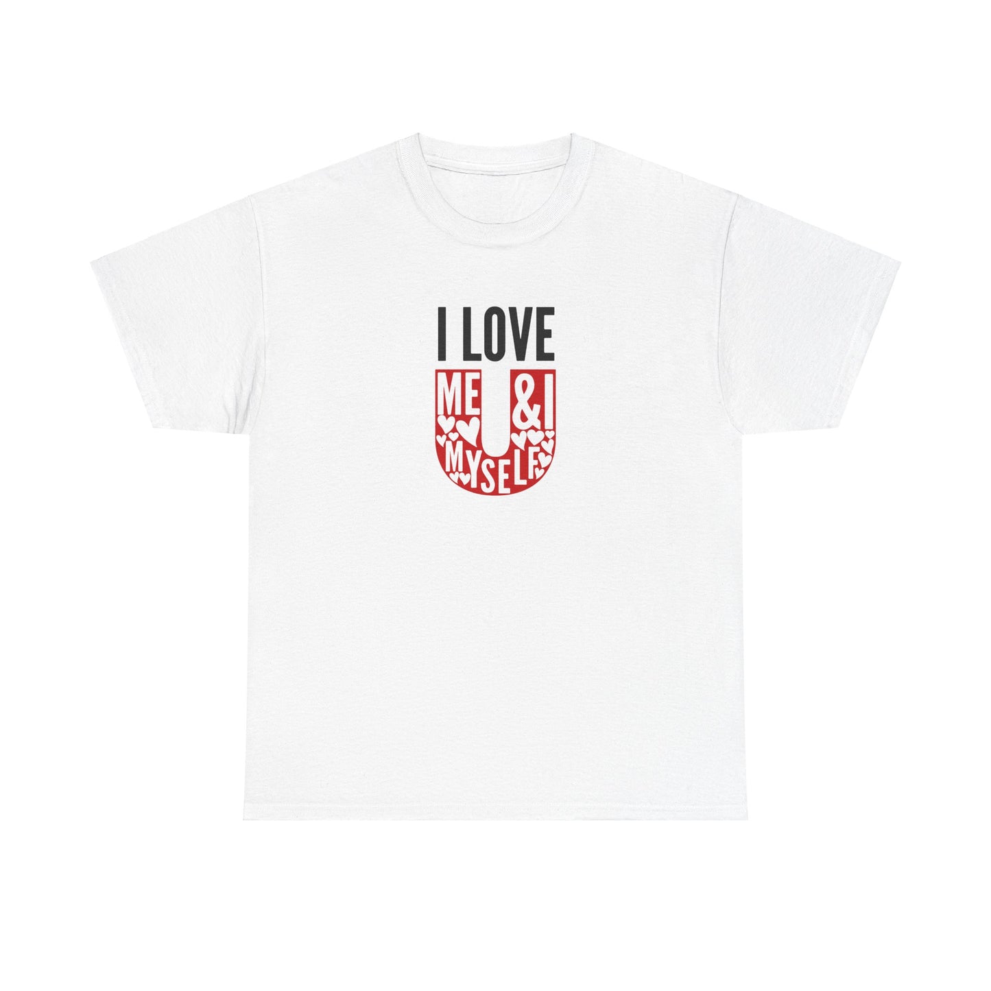 AVL - I Love U/Me, Myself and I | Unisex Heavy Cotton Tee