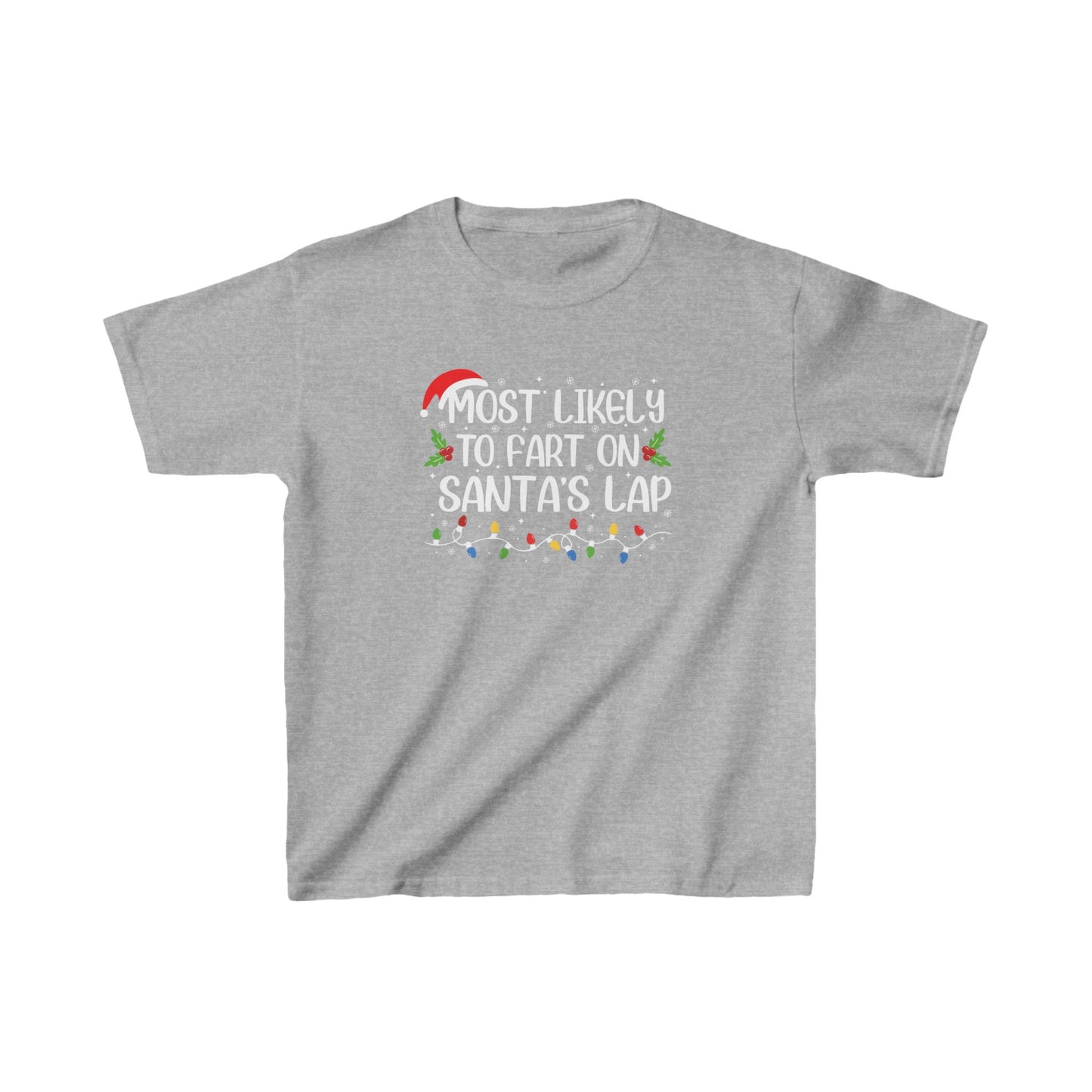 CMS - Most Likely To...On Santa's Lap | Kids Heavy Cotton™ Tee