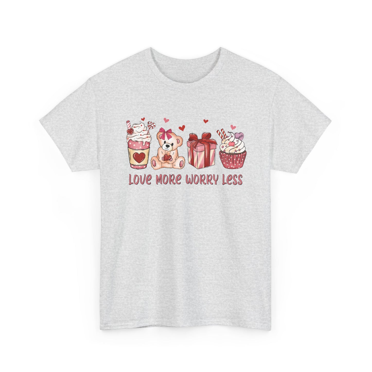 VLD - Love More, Worry Less  | Unisex Heavy Cotton Tee