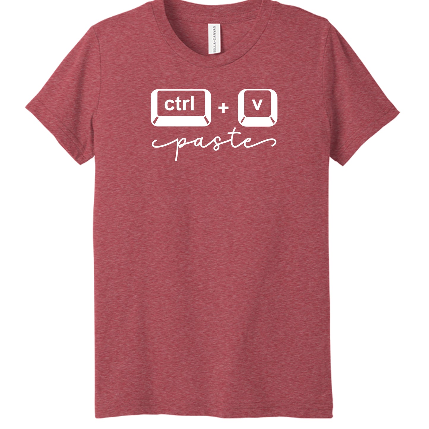 RED TRIBLEND - 3413Y - FRONT